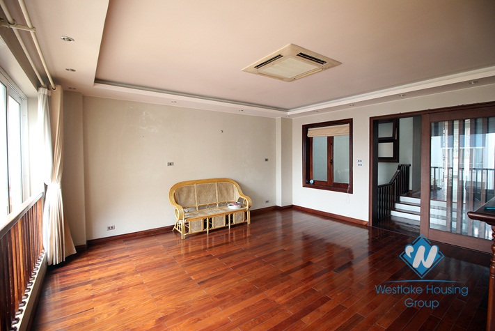 Modern house rental with a pool, nice wooden floor and balcony in Tay Ho
